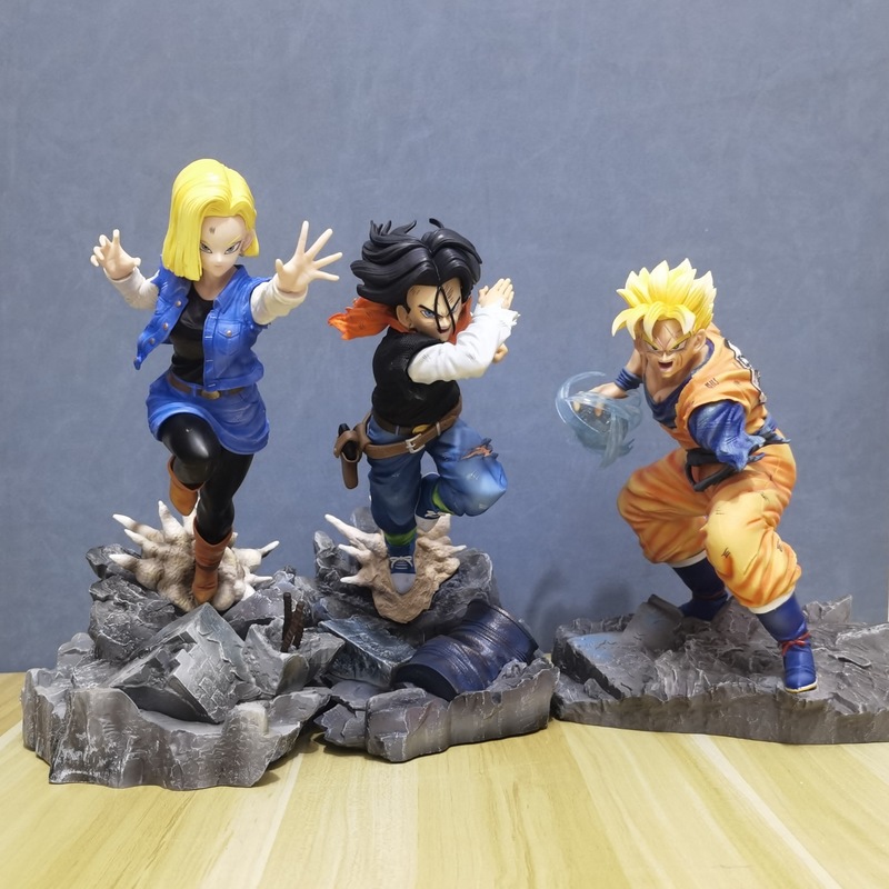 Home Decor Theme - ドラゴンボール超サイヤ人 Gk フィギュア未来悟飯 vs アンドロイド箱入りコレクタブルスタチューアニメコレクション家の装飾