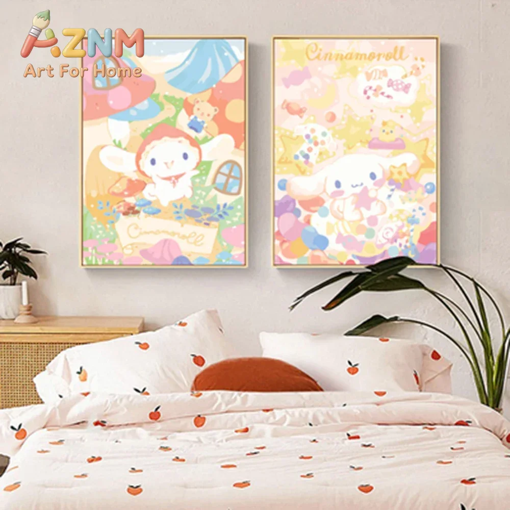 AZNM サンリオ クロミ シナモロール キャンバス製ウォー - Home Decor Magazine のレビューと価格