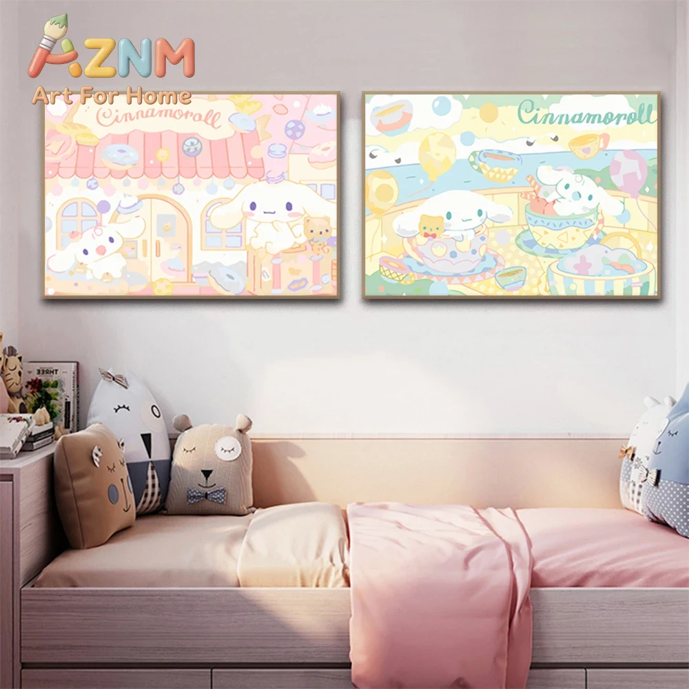 AZNM サンリオ クロミ シナモロール キャンバス製ウォー - Home Decor Magazine のレビューと価格
