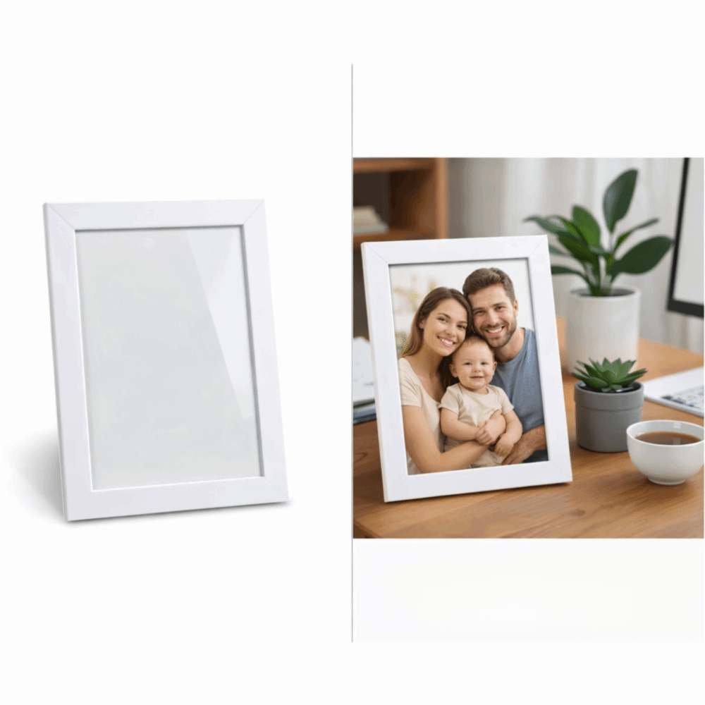新しい5/7/8インチ木製フォトフレーム シャドーボックス  - Bamboo Photo Frame のレビューと価格