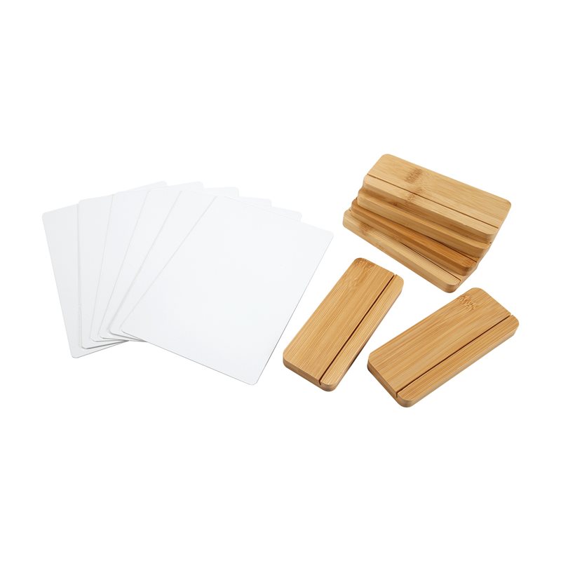 必須アイテム6個セット昇華型フォトフレームブランク5×7イン - Bamboo Photo Frame のレビューと価格
