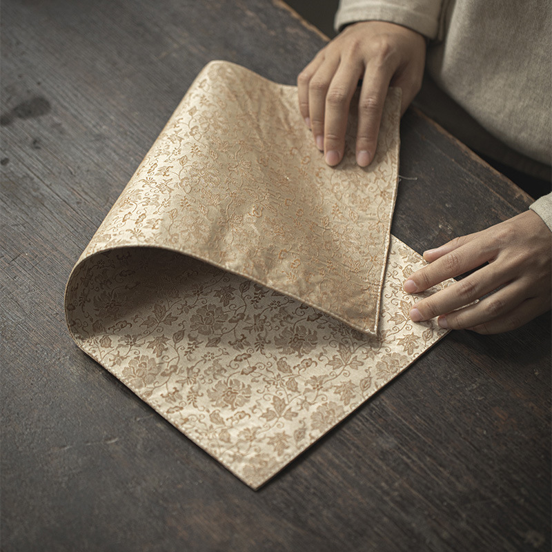 新しい中国風禅ブロケードティーテーブルランナーコットンリネン - Linen Table Runner のレビューと価格