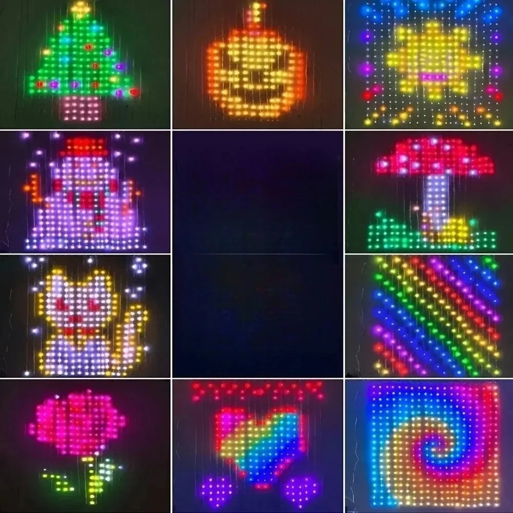 LEDピクセルカーテンライト、Bluetoothアプリで制御 - Home Decor Free App のレビューと価格