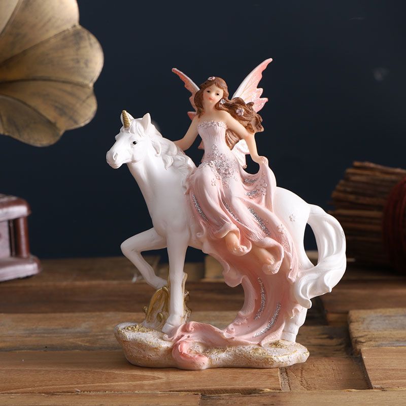 北欧の天使の妖精の庭の像、現代美術像、机のための装飾的な置物 - Home Decor Za のレビューと価格