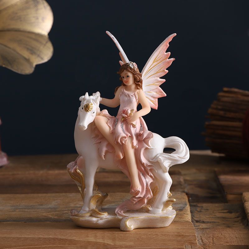 北欧の天使の妖精の庭の像、現代美術像、机のための装飾的な置物 - Home Decor Za のレビューと価格