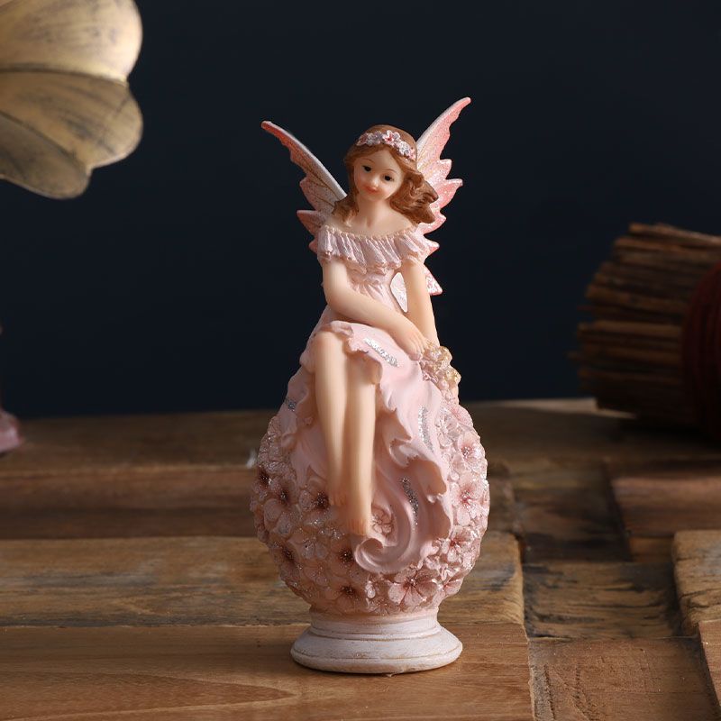北欧の天使の妖精の庭の像、現代美術像、机のための装飾的な置物 - Home Decor Za のレビューと価格