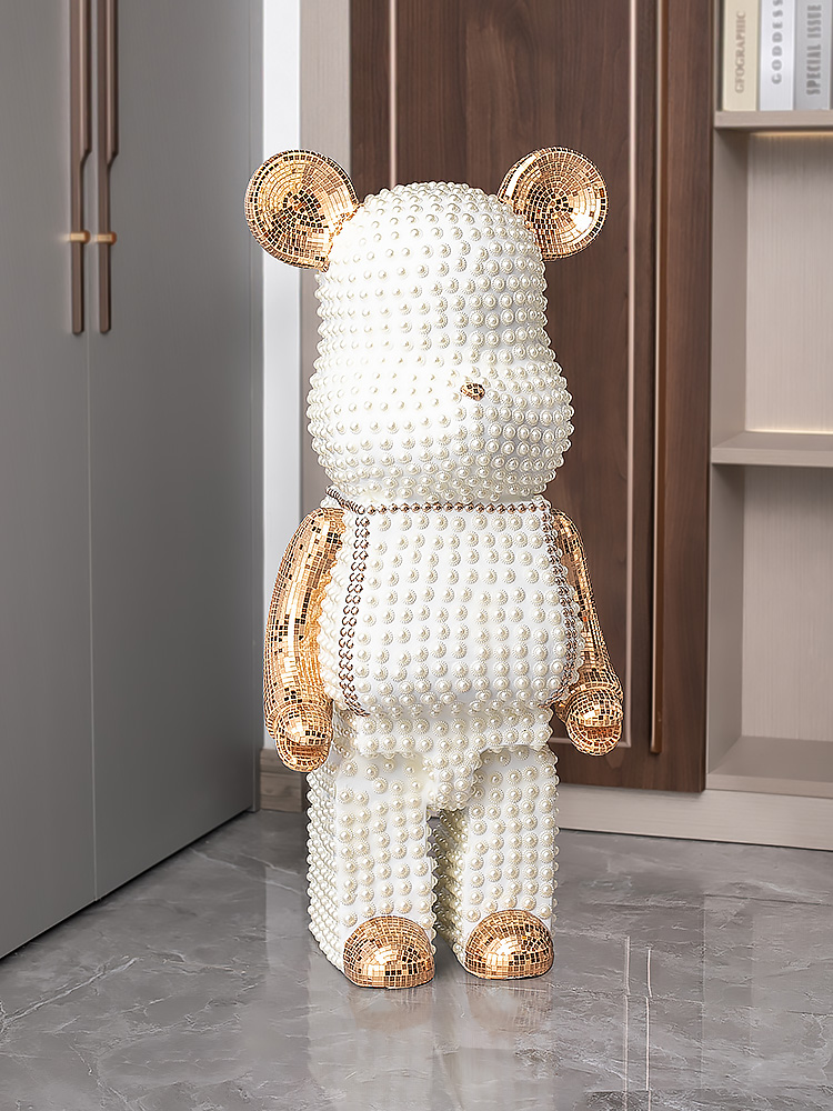 漫画クマの装飾家の装飾像彫刻北欧フィギュアリビングルーム装飾 - Home Decor Y2K のレビューと価格