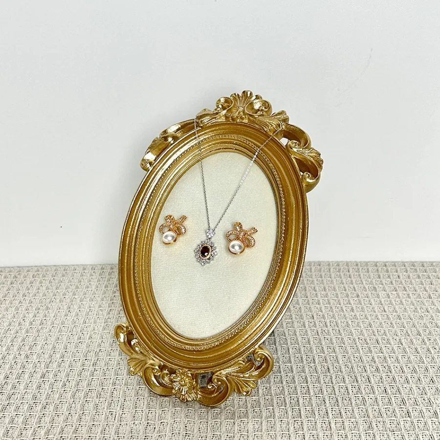 寝室用レジン製フォトフレームジュエリーラック、ヴィンテージベ - Bamboo Photo Frame のレビューと価格