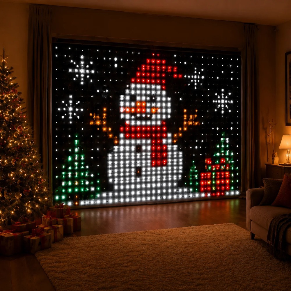 LEDピクセルカーテンライト Bluetoothアプリ制御  - Home Decor Free App のレビューと価格