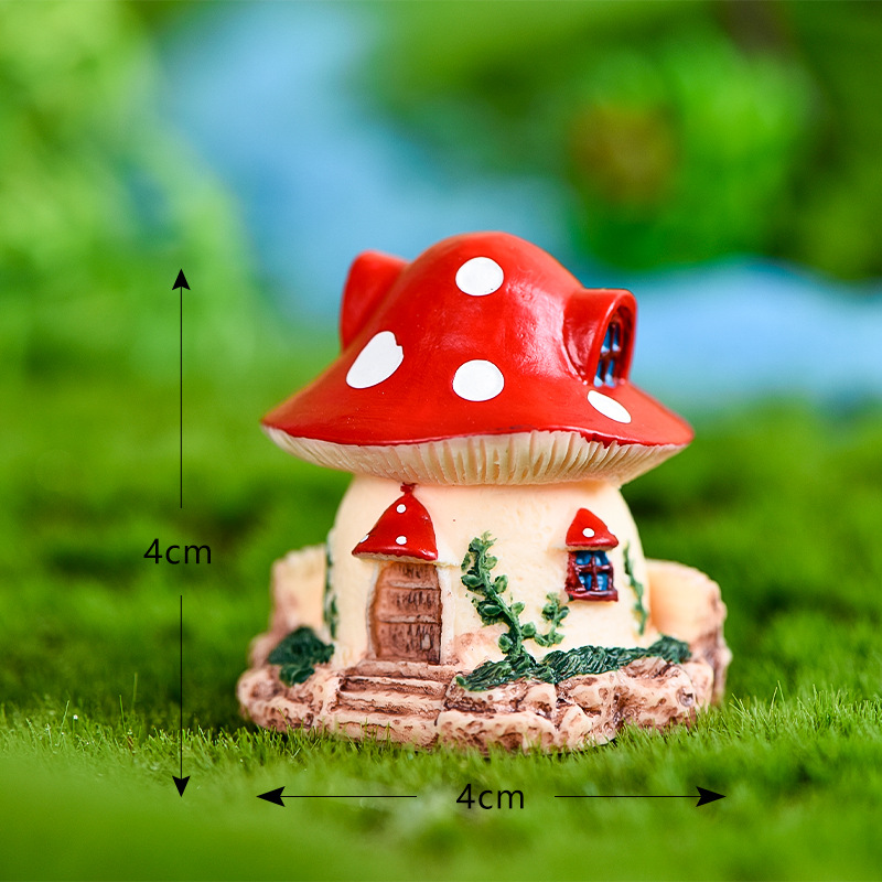 カワイイガーデンミニマッシュルーム,1ピース,マイクロレジン - Home Decor Za のレビューと価格