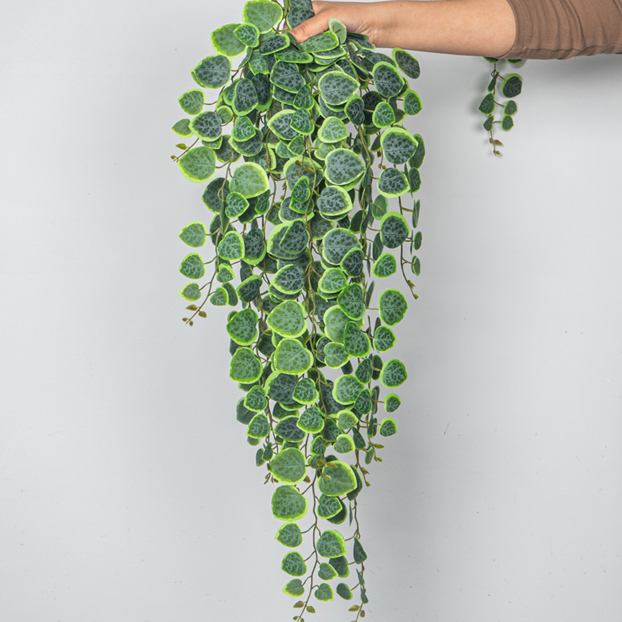 60-80 センチメートル人工つる熱帯ユーカリ植物プラスチッ - Rattan Plant Basket のレビューと価格