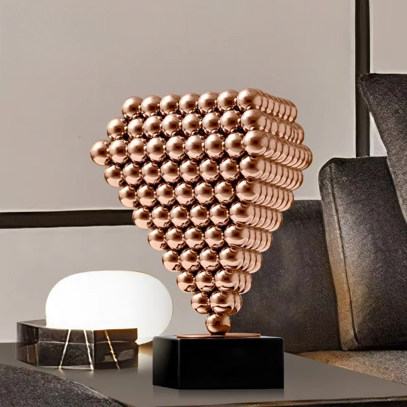 モダンな抽象芸術作品、家の装飾、高級ステンレス製キャビネット - Home Decor Za のレビューと価格