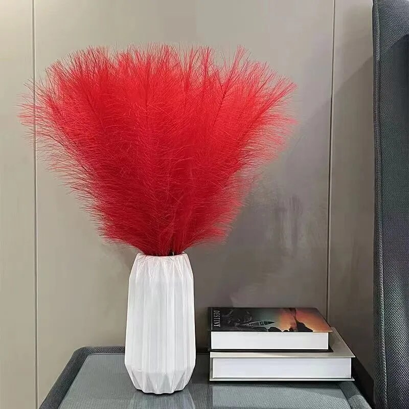 人工肥料,偽のふわふわのハーブ,植物の詰め物,家の自由奔放に - Pampas Grass Decor のレビューと価格