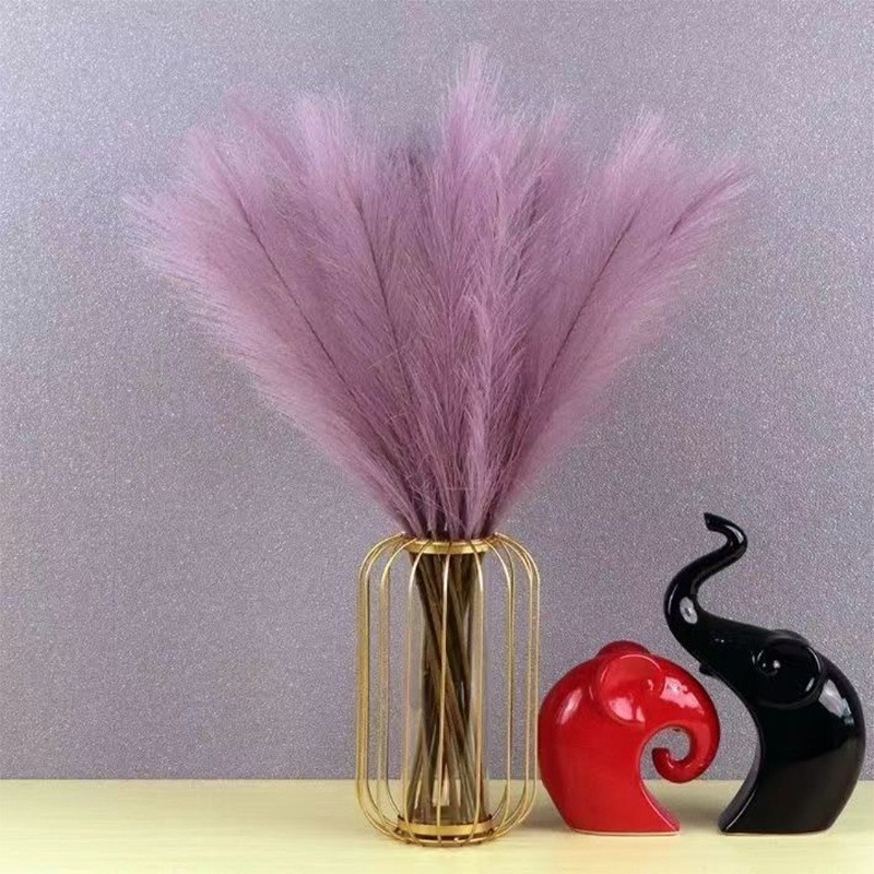 人工肥料,偽のふわふわのハーブ,植物の詰め物,家の自由奔放に - Pampas Grass Decor のレビューと価格