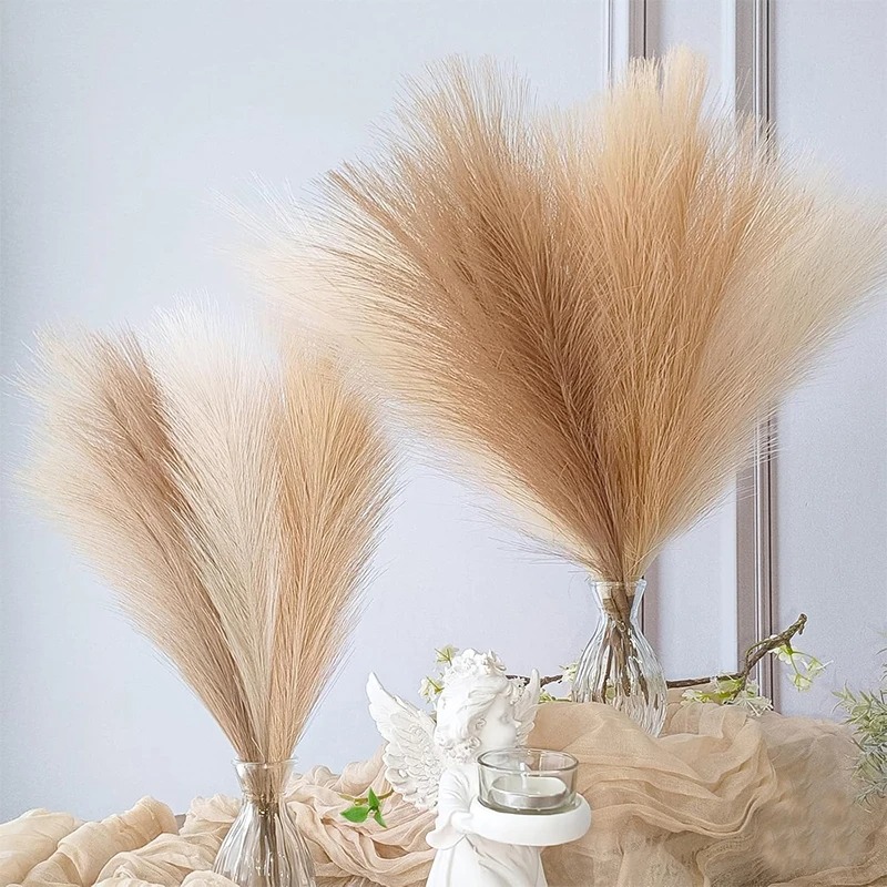 5/10 個 55 センチメートル人工パンパスグラス装飾ボヘ - Pampas Grass Decor のレビューと価格