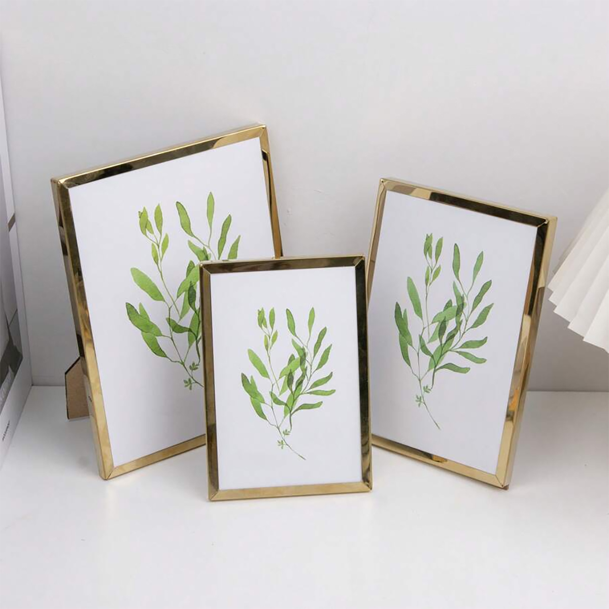 ステンレス製の写真フレーム、縦型長方形の写真フレームは、個人 - Bamboo Photo Frame のレビューと価格