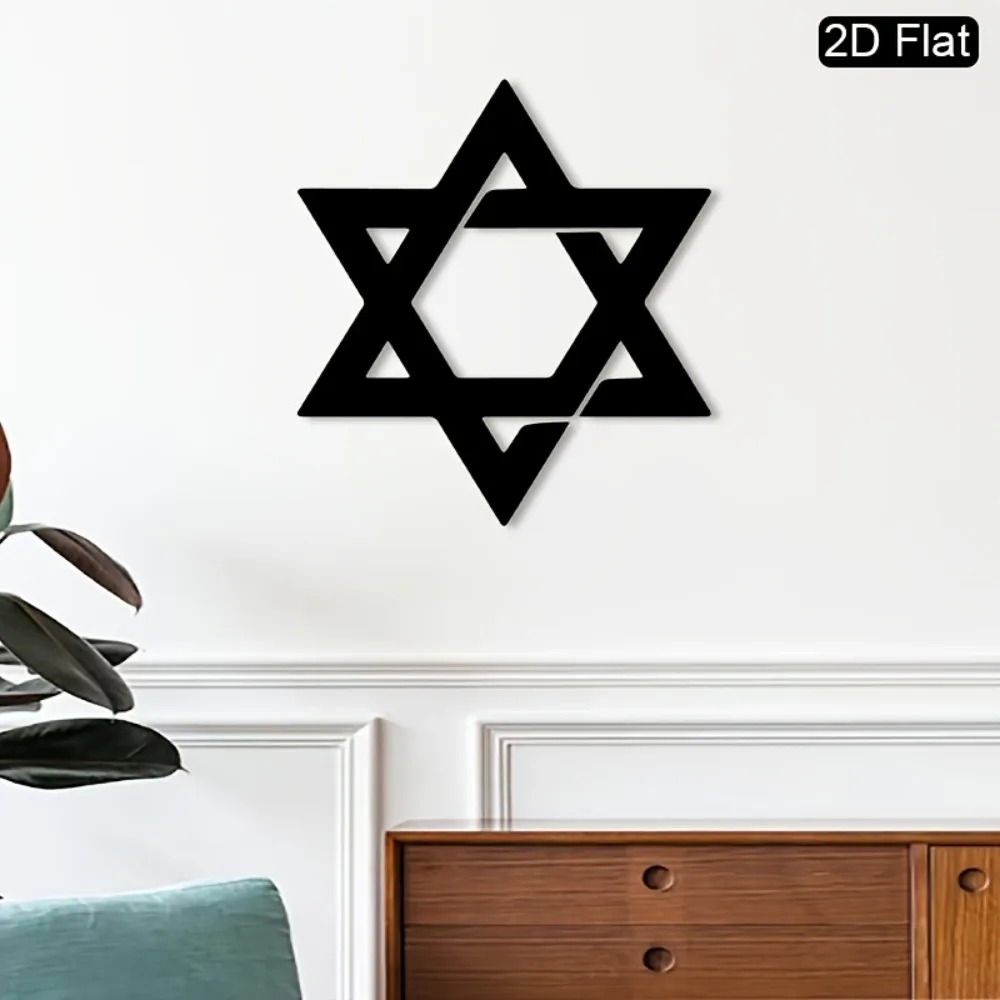 CIFBUY 鉄製ウォールアート ダビデの星 メタル彫刻 壁 - Home Decor Theme のレビューと価格