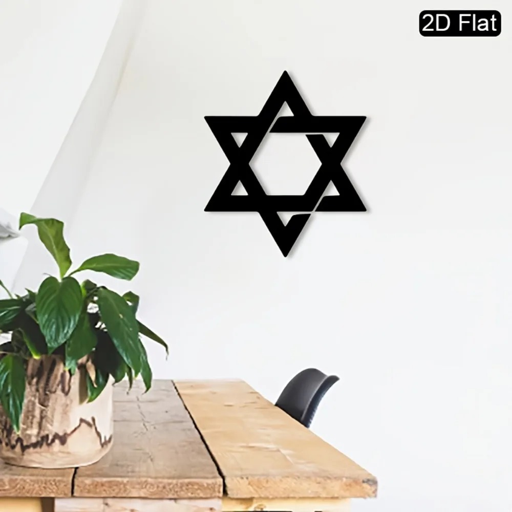 CIFBUY 鉄製ウォールアート ダビデの星 メタル彫刻 壁 - Home Decor Theme のレビューと価格
