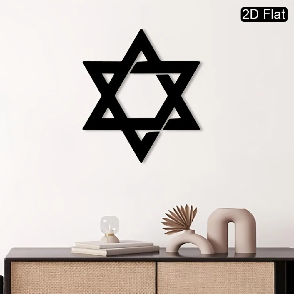 CIFBUY 鉄製ウォールアート ダビデの星 メタル彫刻 壁 - Home Decor Theme のレビューと価格
