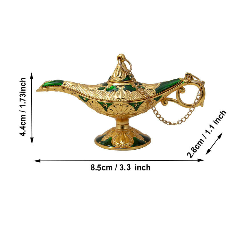 家の装飾のためのミニ金属製のaddinランプ,芸術的な手作り - Home Decor Za のレビューと価格