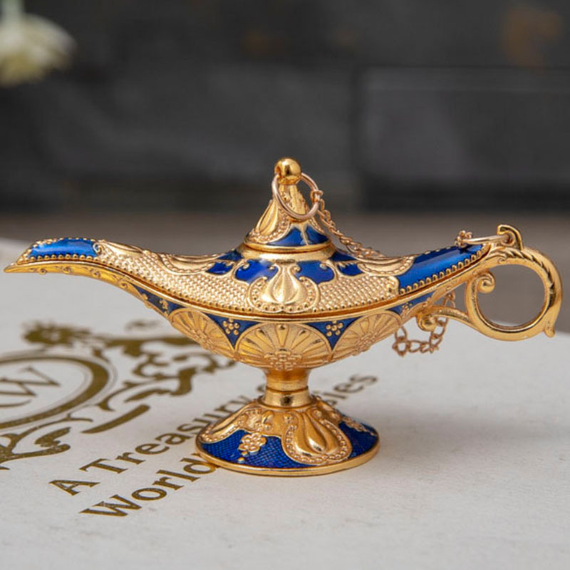 家の装飾のためのミニ金属製のaddinランプ,芸術的な手作り - Home Decor Za のレビューと価格