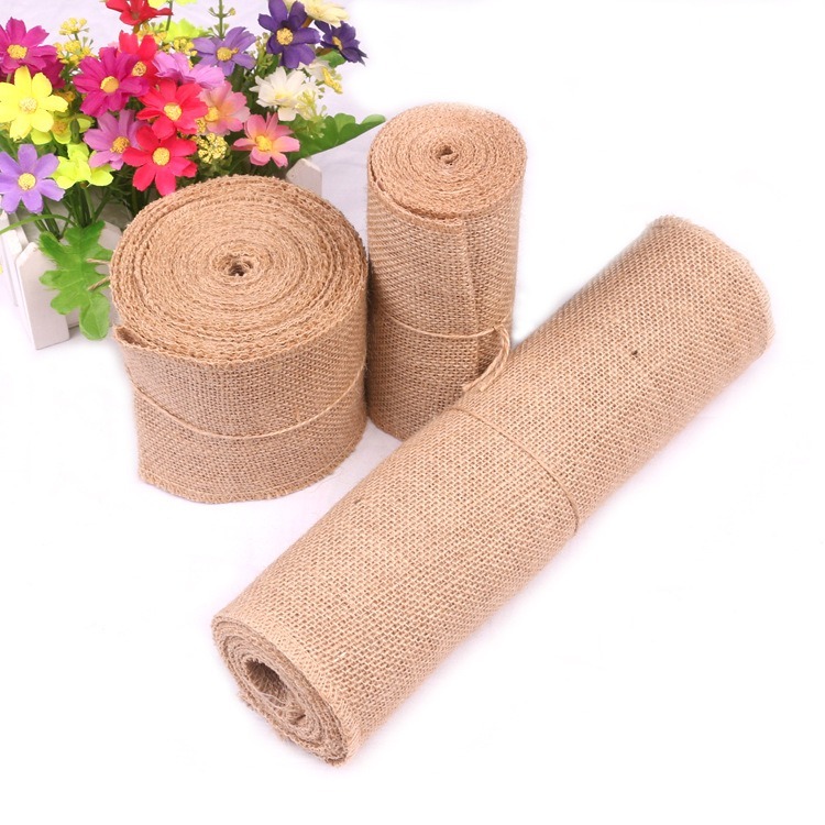 5-30 センチメートル天然ジュートリネン生地 20 メート - Linen Table Runner のレビューと価格