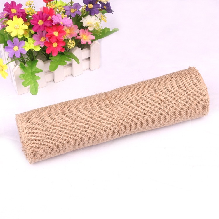 5-30 センチメートル天然ジュートリネン生地 20 メート - Linen Table Runner のレビューと価格