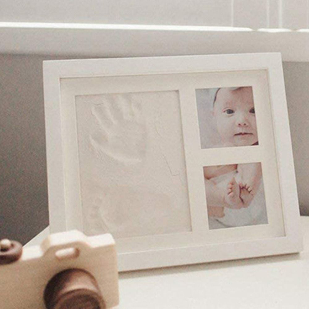 赤ちゃんの手形・足形キット DIY記念品 無毒塗料 フォトフ - Bamboo Photo Frame のレビューと価格