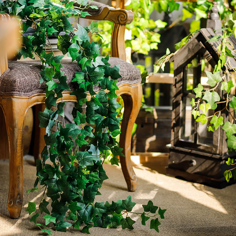 230 センチメートルビビッド人工植物クリーパーグレープグリ - Rattan Plant Basket のレビューと価格