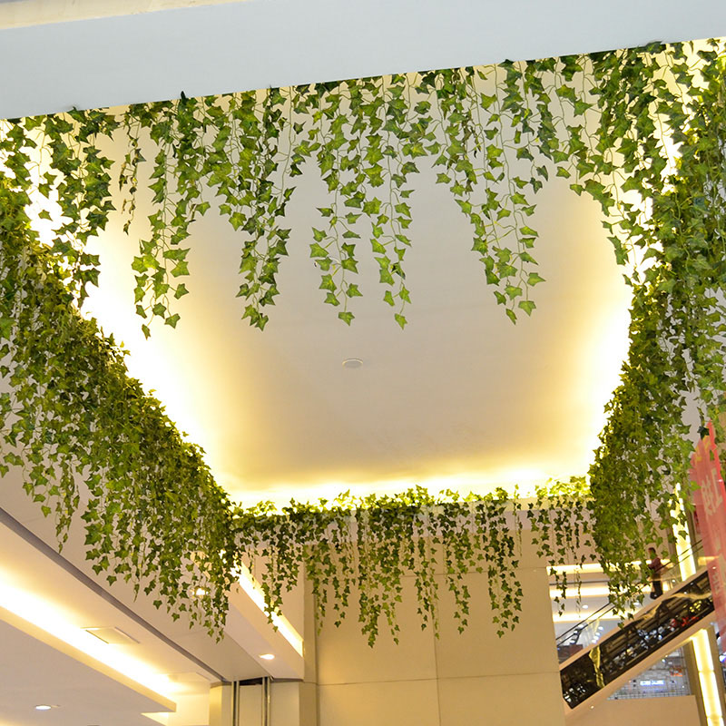 230 センチメートルビビッド人工植物クリーパーグレープグリ - Rattan Plant Basket のレビューと価格
