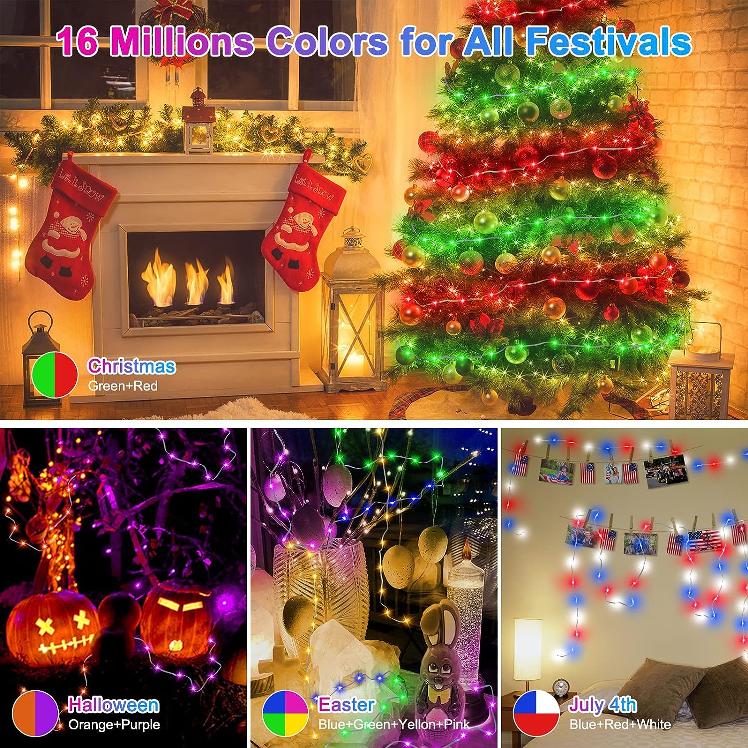 ドリームカラー WS2812B LEDストリングライト RG - Home Decor Free App のレビューと価格