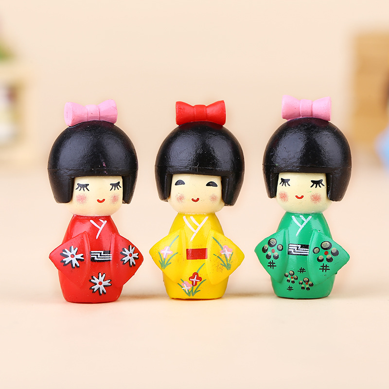 新しい日本のかわいい女の子の置物盆栽装飾ミニ家の装飾ミニチュ - Home Decor Za のレビューと価格